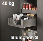 Korpusschienen Legrabox Blumotion S 40kg