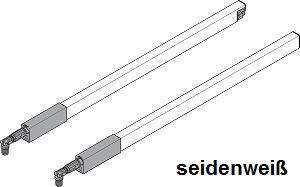 Oberfläche seidenweiß