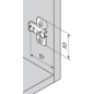 Preview: CLIP Montageplatte, (28/32mm) 0 mm, Stahl, EXPANDO, HV: Langloch 500 Stück
