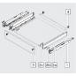 Preview: blum LEGRABOX pure  Zarge N=66,3mm,  NL=450 mm, polarsilber matt