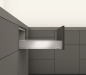 Preview: blum LEGRABOX pure Zarge M=90,3mm, NL=650 mm, seidenweiß matt