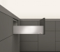 Preview: blum LEGRABOX pure Zarge K=128,3mm, NL=450 mm, Inox