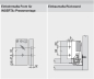 Preview: TANDEMBOX antaro Zarge M=83mm, NL=300mm, seidenweiß 378M3002SA