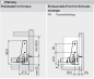 Preview: TANDEMBOX antaro Zarge M=83mm, NL=350mm, RAL 9006 weißaluminium 378M3502SA