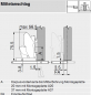 Preview: CLIP top Blumotion CRISTALLO-Scharnier, 110°, gerade, mit Feder, 71B4500C