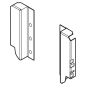 Preview: TANDEMBOX plus/antaro Holzrückwandhalter, Höhe B = 160 mm