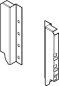 Preview: TANDEMBOX Holzrückwandhalter, Höhe C=192mm, seidenweiß Z30C000S