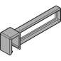 Preview: AMBIA-LINE Längsteiler für Querreling, für LEGRABOX/MERIVOBOX, ZC7U10F0