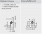 Preview: blum METABOX Stahlzarge N = 54 mm, Teilauszug, 25 kg, NL=350 mm, Schraubversion