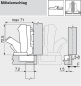 Preview: CLIP top Weitwinkelscharnier 155°, Mittelanschlag, mit Feder, Topf: INSERTA