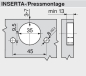 Preview: CLIP top BLUMOTION Profiltürscharnier 95°, Eckanschlag, Topf: INSERTA