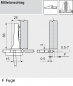 Preview: CLIP top Glastürscharnier 94°, gekröpft, mit Feder, Topf: Schrauben