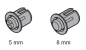 Preview: Blum Distanzpuffer, Bohrdurchmesser 8mm, 993.0830.01