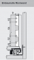 Preview: LEGRABOX Holzrückwandhalter, Höhe C=189 mm, seidenweiss ZB7C000S