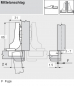 Preview: CLIP top BLUMOTION Profiltürscharnier 95°, Mittelanschlag, Topf: INSERTA