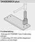 Preview: Einschlagstempel, Frontbefestigung TANDEMBOX intivo, TANDEMBOX plus, METABOX