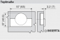 Preview: CLIP top Standardscharnier 120°, gerade, mit Feder, Topf: INSERTA