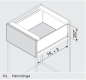 Preview: blum LEGRABOX pure Zarge F=239,9mm, NL=400 mm, oriongrau matt 770F4002S