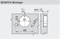 Preview: CLIP top BLUMOTION Winkelscharnier -45° III, max. aufschl., Topf: INSERTA