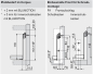 Preview: blum METABOX Stahlzarge K = 118 mm, Teilauszug, 25 kg, NL=450 mm, Schraubversion