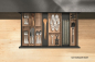 Preview: AMBIA-LINE Rahmen, für LEGRABOX/MERIVOBOX, Holzdesign, NL=450 mm, Breite=100 mm, ZC7S450RH1