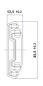 Preview: Set Teleskopauszug SOFTCLOSING  600mm, 55mm Softeinzug