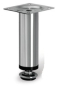 Preview: MÖBELFUß Möbelfuss 150mm Nickel matt