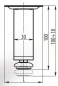 Preview: MÖBELFUß Möbelfuss 100mm Satin