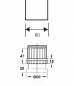 Preview: Set Tischbeine 870mm Inbus Edelstahl Finish