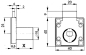 Preview: Aufschraubschloss Lad, Plattenstärke bis 22mm