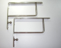 Preview: Set Regalhalter Chrom poliert/ Edelstahl Finish für Küche, Bad oder Wohnraum