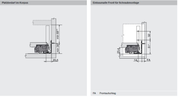 blum LEGRABOX pure Zarge M=90,3mm, NL=650 mm, seidenweiß matt
