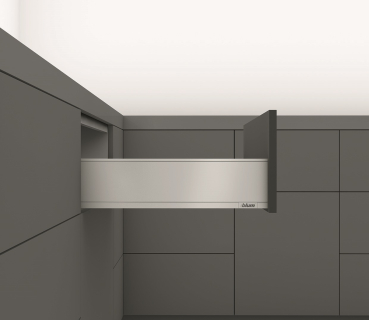 blum LEGRABOX pure Zarge K=128,3mm, NL=500 mm, polarsilber matt