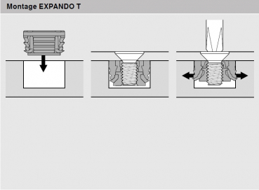 Spreizdübel EXPANDO T, Kunststoff 70T4532T