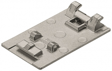 CRISTALLO Topfplatte für Spiegeltüren, sonder-vernickelt, zum Kleben, rechteckig, 70T4568C