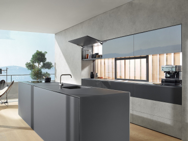 Aventos HK top Hochklappe, Abdeckkappenset links/recht seidenweiß 22K8000