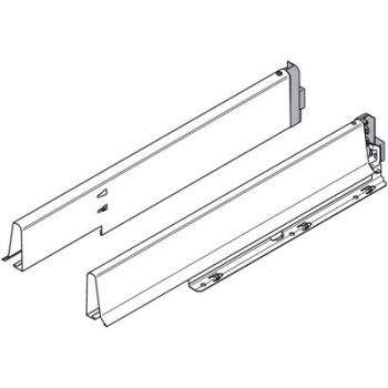 TANDEMBOX intivo/antaro Spülenzarge, Höhe M=83 mm, seidenweiß, NL=450-650mm, li/re