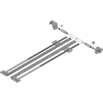 TANDEM Seitenstabilisierung, NL=410-750mm, Vollauszug