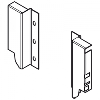 TANDEMBOX Holzrückwandhalter, Höhe K=128,5 mm, seidenweiß Z30K000S