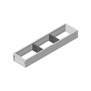 AMBIA-LINE Rahmen, für LEGRABOX/MERIVOBOX Schubkasten, Stahl, NL=600 mm, Breite=100 mm, ZC7S600RS1