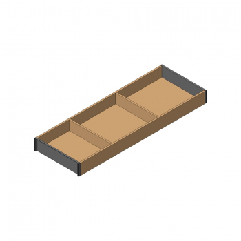 AMBIA-LINE Rahmen, für LEGRABOX/MERIVOBOX, Holzdesign, NL=600 mm, Breite=200 mm, ZC7S600RH2