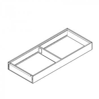 AMBIA-LINE Rahmen, für LEGRABOX/MERIVOBOX Schubkasten, Stahl, NL=450 mm, Breite=200 mm, ZC7S450RS2