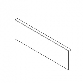 AMBIA-LINE Holzrückwandadapter, für LEGRABOX/MERIVOBOX Schubkasten Höhe K, Stahl, ZC7A0U0K