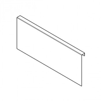 AMBIA-LINE Holzrückwandadapter für LEGRABOX/MERIVOBOX Frontauzug, Stahl, Höhe C, ab NL=400 mm, Rahmenbreite 218 mm