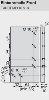 TANDEMBOX/LEGRABOX/MERIVOBOX Front-/Bodenstabilisierung, EXPANDO, Z96.10E1