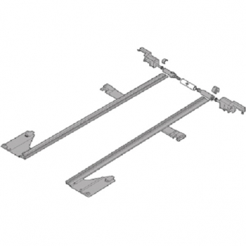 LEGRABOX Seitenstabilisierung, NL= 450-650 mm, KB=1400 mm, Vollauszug, zum Ablängen