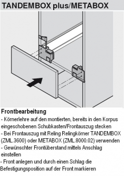 Körnerlehre für TANDEMBOX, METABOX