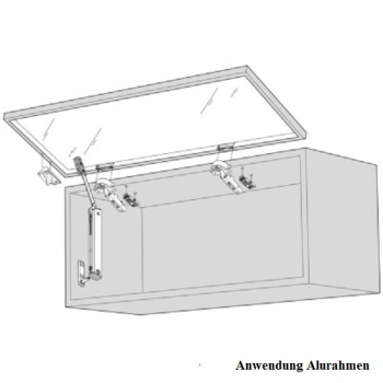 AVENTOS HK-XS Hochklappe, Kraftspeicher, LF=200-1000 (Kraftspeicher einseitig)