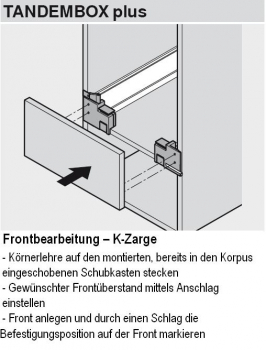 Körnerlehre für TANDEMBOX, METABOX