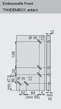 TANDEMBOX/LEGRABOX/MERIVOBOX Front-/Bodenstabilisierung, EXPANDO, Z96.10E1